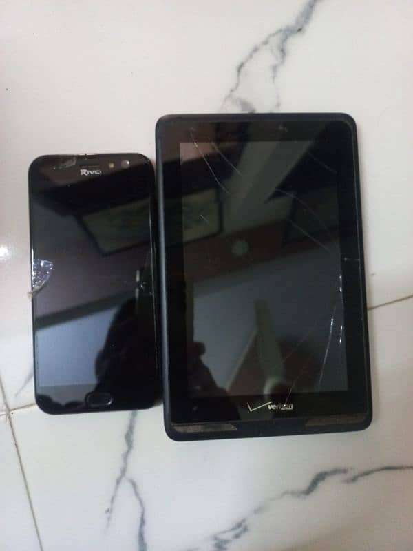 verizone tablet and Rivo anroide 0