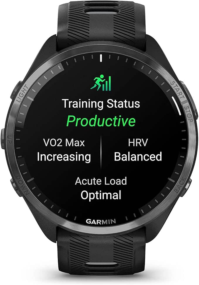 Garmin - Forerunner 965 GPS Titanium 47 mm Fiber-reinforced polymer 0