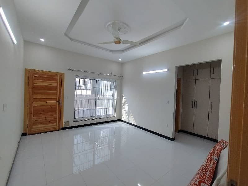 Brand New House For Rent in G15 size 14 Marla Triple story with basement Near to Markaz masjid park Best Location Three options available 7