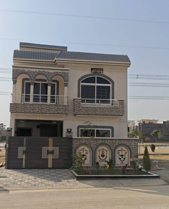 5 Marla Front Back open Brand New House available for Sale in Faisal Town phase 1 of block C islamabad pakistan 0