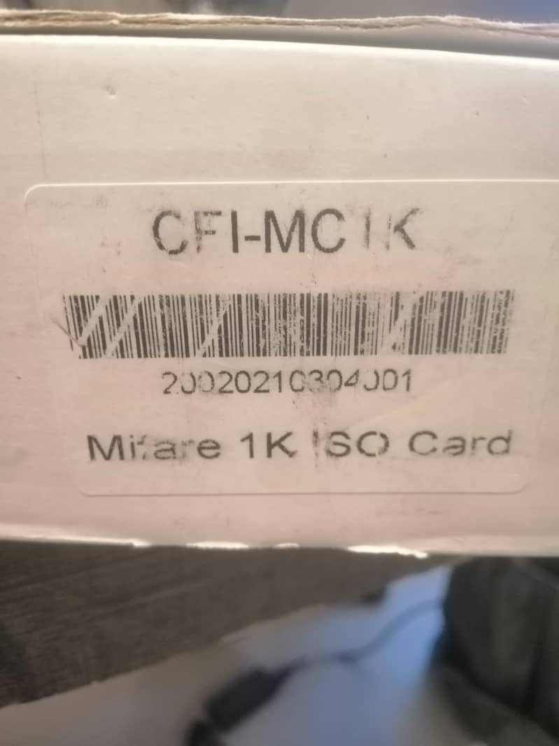 MIfare 1k Card 0