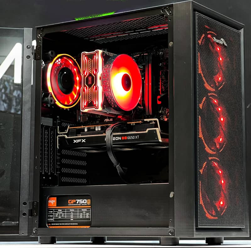 Gaming + Editing PC – Ryzen 5 7500F, RX 6650 XT, 32GB DDR5 0