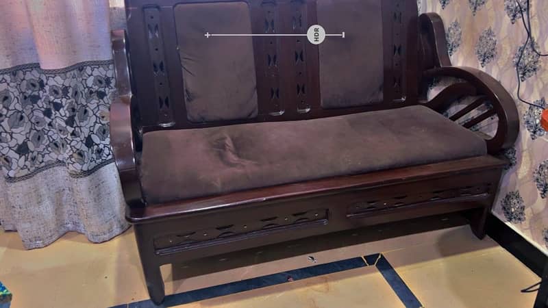 2 Seater Wood Furnished 1