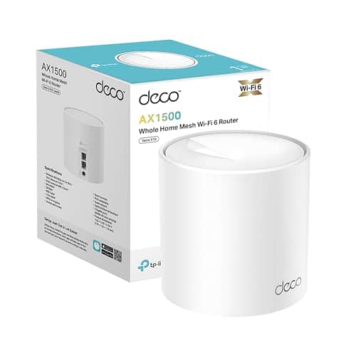 tp-link deco ax1500 whole home mesh wi-fi 6 router deco x10 0