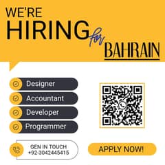 Hiring for Bahrian