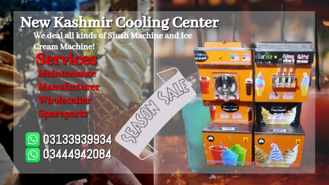 Slush Machine / Frozen Drink Machine / IceCream Machine / Cone machin 6