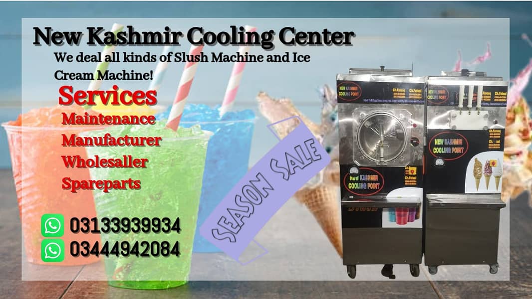 Slush Machine / Frozen Drink Machine / IceCream Machine / Cone machin 4