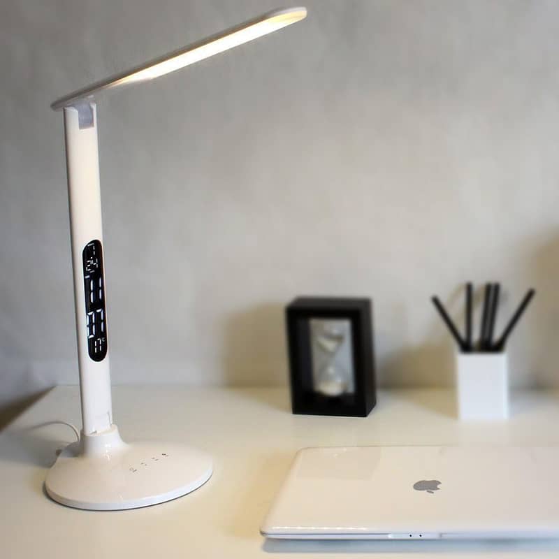 DC 12V Long Life LED Dimmable Eye Protection Desk Lamp Foldable Rotata 0