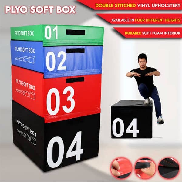 multi exercise workout plyo soft box gym and fitness machine 1