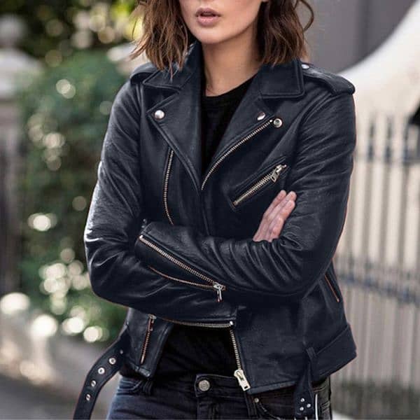 men's and women's pure leather jacket 1