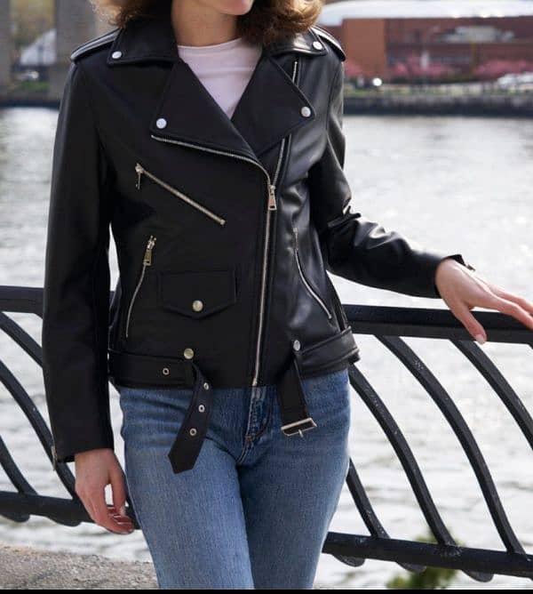 men's and women's pure leather jacket 2