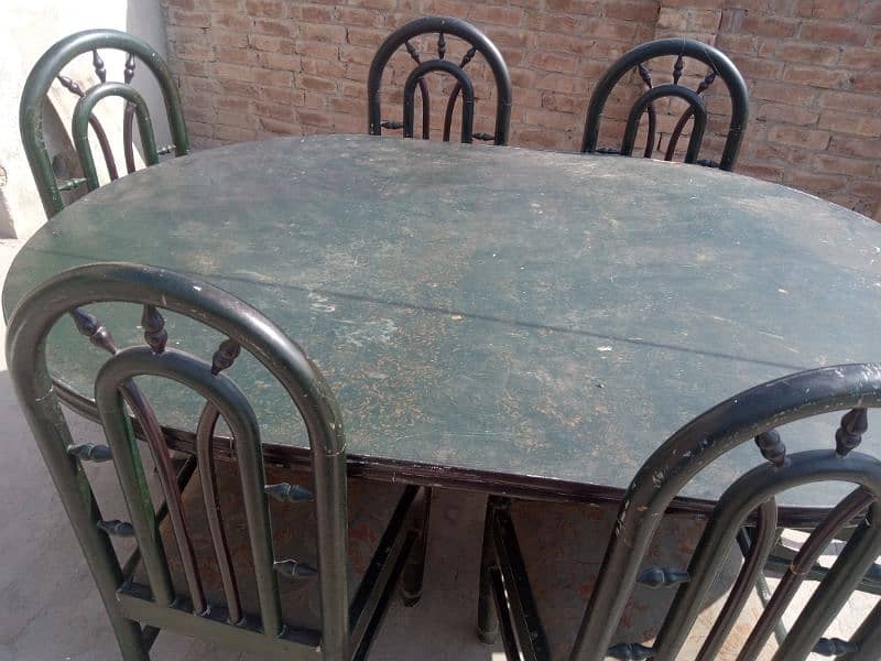 Dining Table with 6 chair used 1