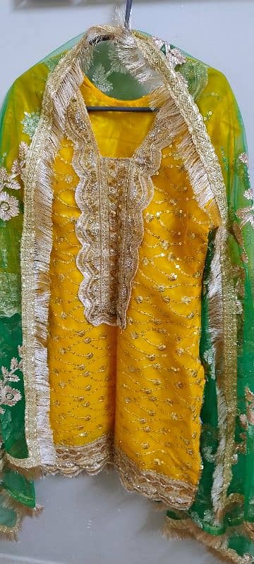 Bridal Maxi and Mehndi Sharara 15