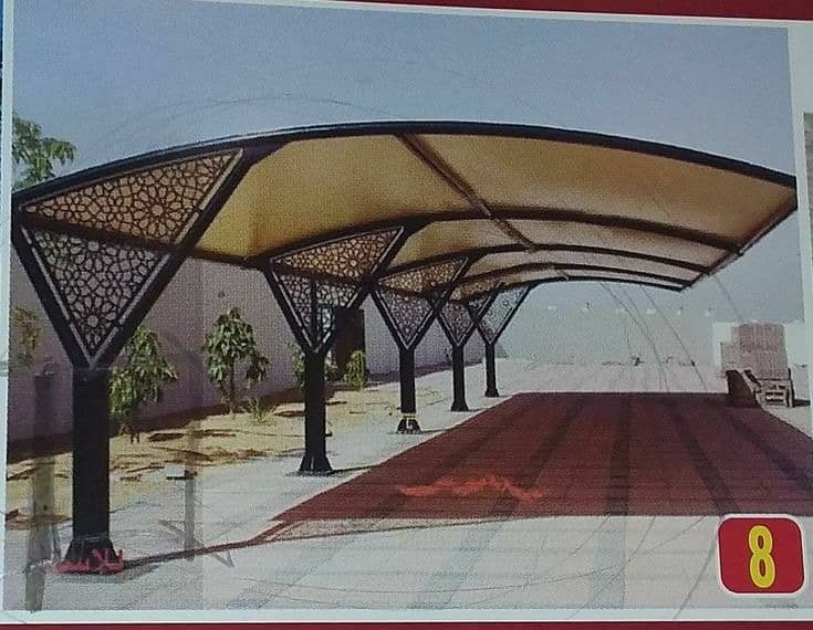 Tensile Shades | Car parking shade | sheds for sale | Fiber Shades 0