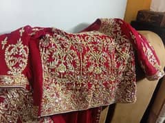 bridal lengha for sale only 1 time used