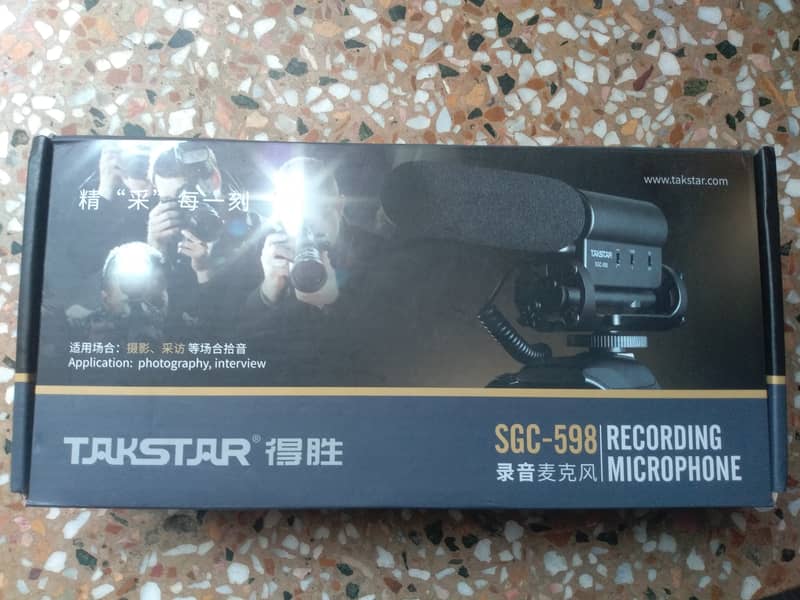 TAKSTAR SGC-598 Photography Interview Shotgun MIC Microphon for Camera 2