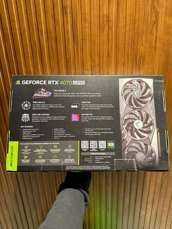 rtx 4070 super msi gaming x slim 12gb 1