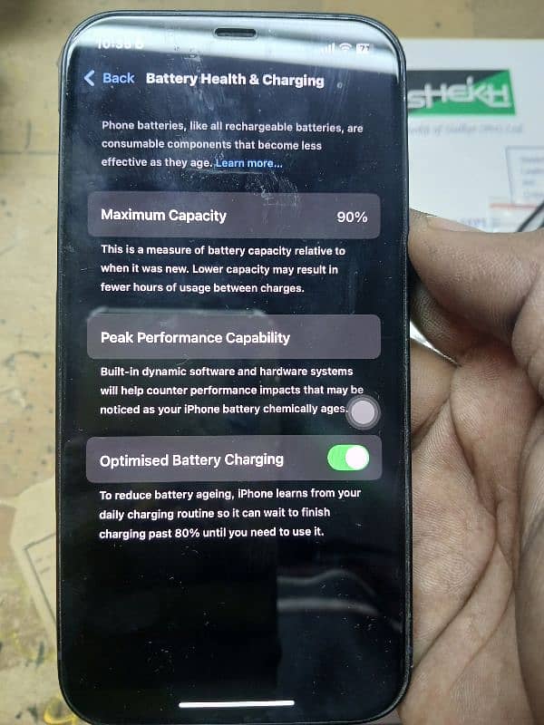 PTA prove  face id ok battery health 90% all ok no fault 326-1213-308 4