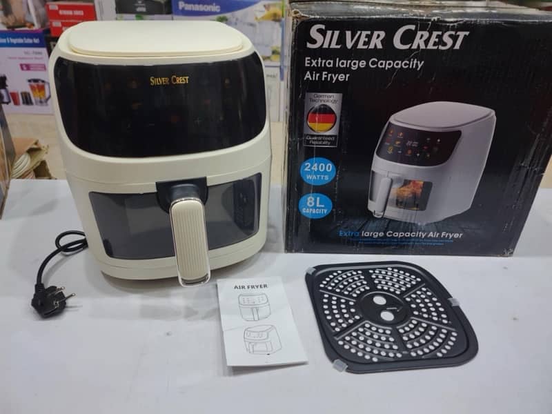 Air Fryer 8 Litre Digital Silver Crest Germany Original 0