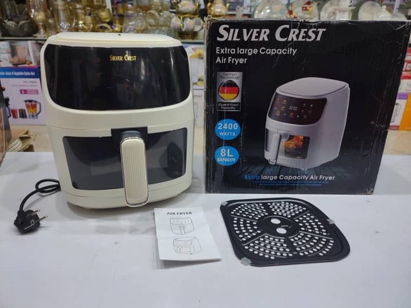 Air Fryer 8 Litre Digital Silver Crest Germany Original 1