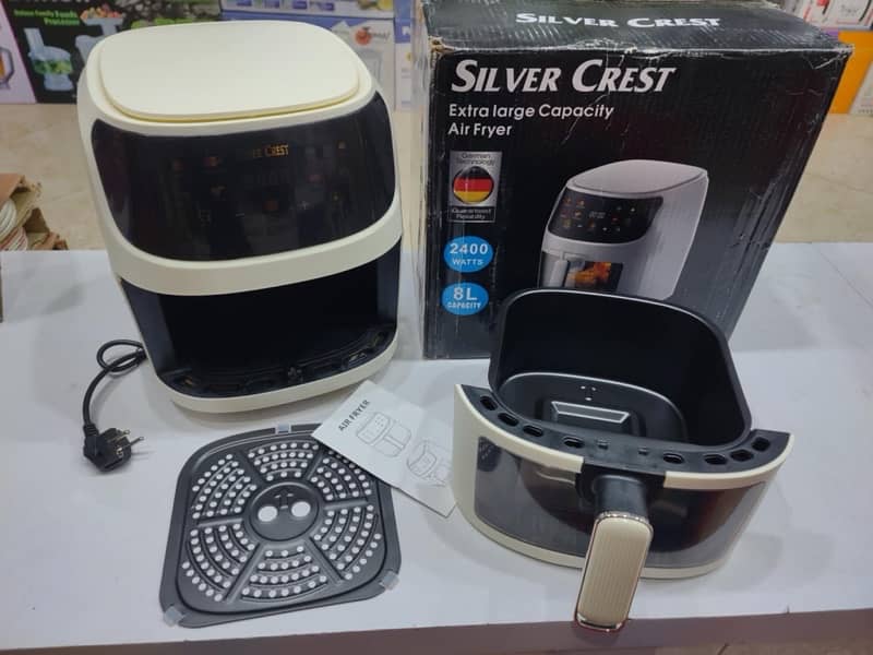 Air Fryer 8 Litre Digital Silver Crest Germany Original 5