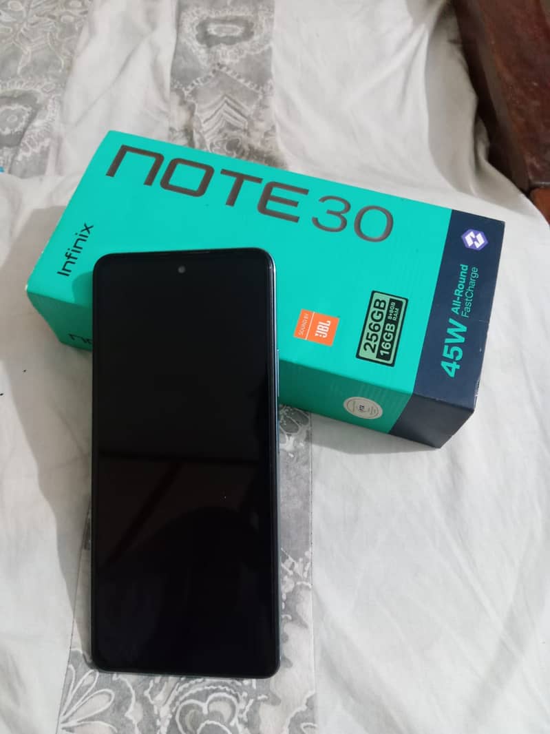 INFINIX note 30 full box 8GB/256GB scracthless condition 1