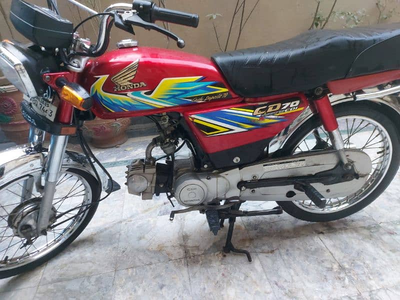 Honda cd 70 red colour 2020/2021 model 6