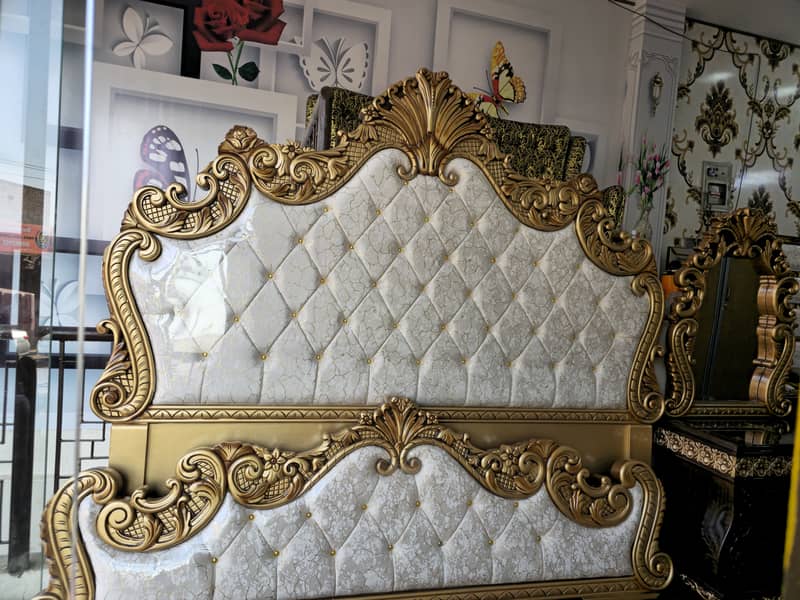 Bed Set//King Bed//Queen Bed// Single Bed // Bed With side & Dressing 13