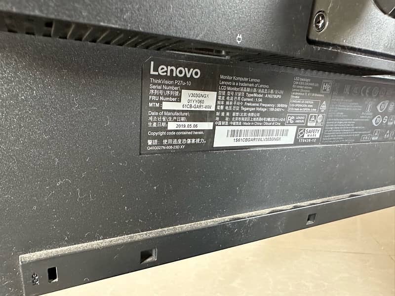 lenovo 4k lcd 27 inches 2