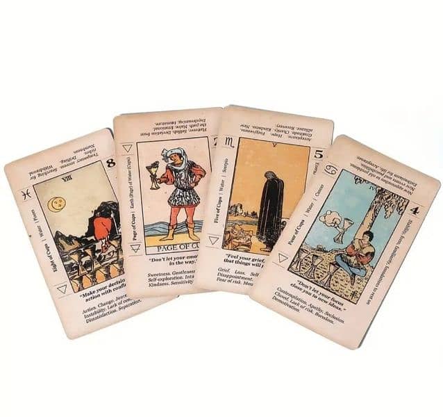 Beginner's Tarot Cards with Keywords - 78pcs Meaningful Deck 4