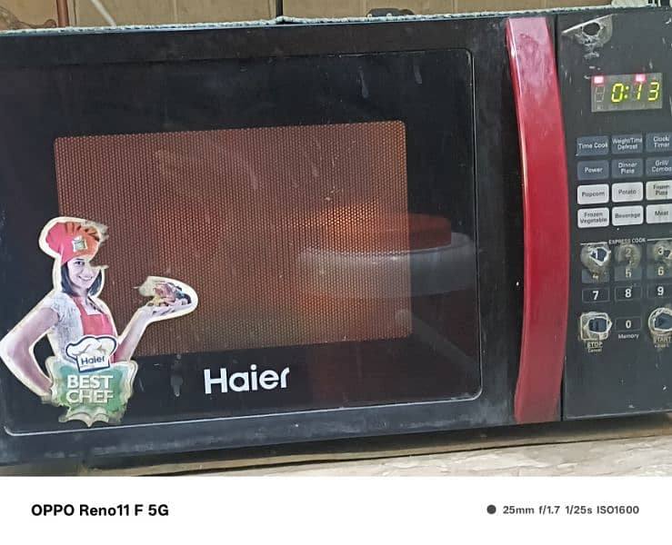 haier microwave 0