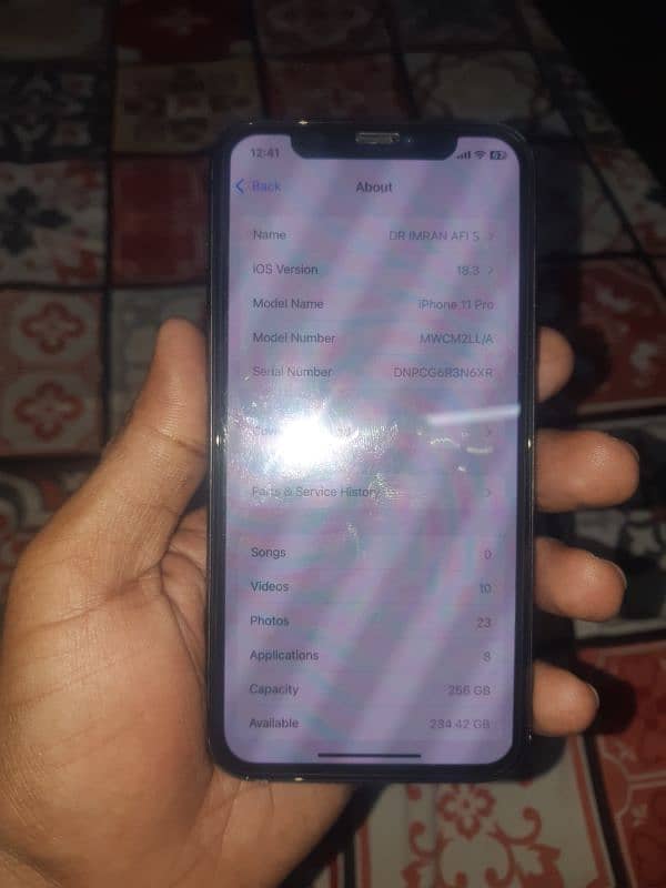 iphone 11 pro 256 gb 10/10 factory unlock 5