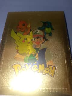 Pokemon. Cards golden