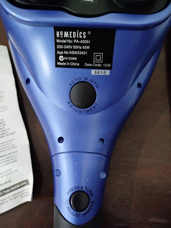 Homedics massager pa-400h 5