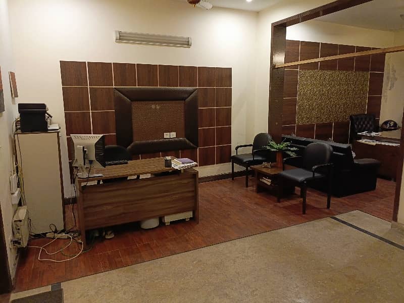 6,Marla Ground Floor Hall+2 Rooms Available For Salient Office Use In Johar Town Near Expo Center 2