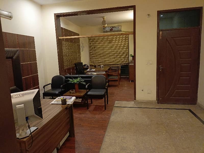 6,Marla Ground Floor Hall+2 Rooms Available For Salient Office Use In Johar Town Near Expo Center 3