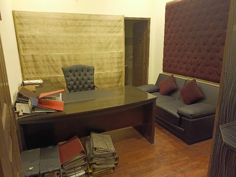 6,Marla Ground Floor Hall+2 Rooms Available For Salient Office Use In Johar Town Near Expo Center 5