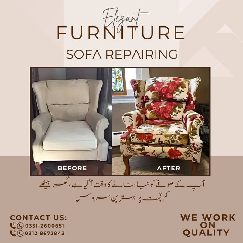 Sofa Maker - Sofa set for sale - Sofa repairing - Sofa repair 0