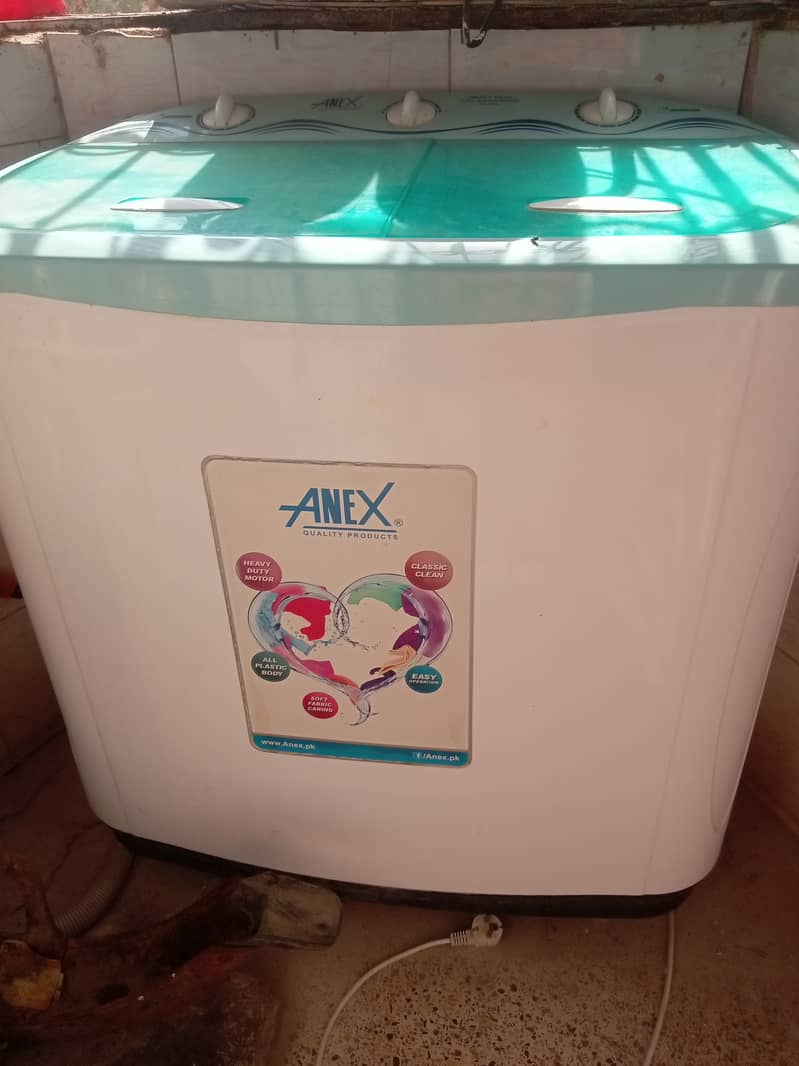 Anex washing machine with dryer twin tub AG-9061 1