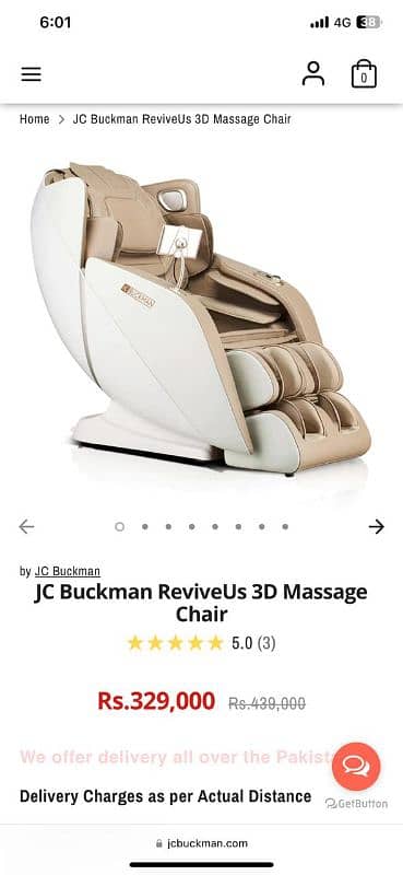 Brand new revive us JC buckmen massage chair 2