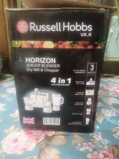 Rusells hobbs Juicer Blender dry milli and chopper