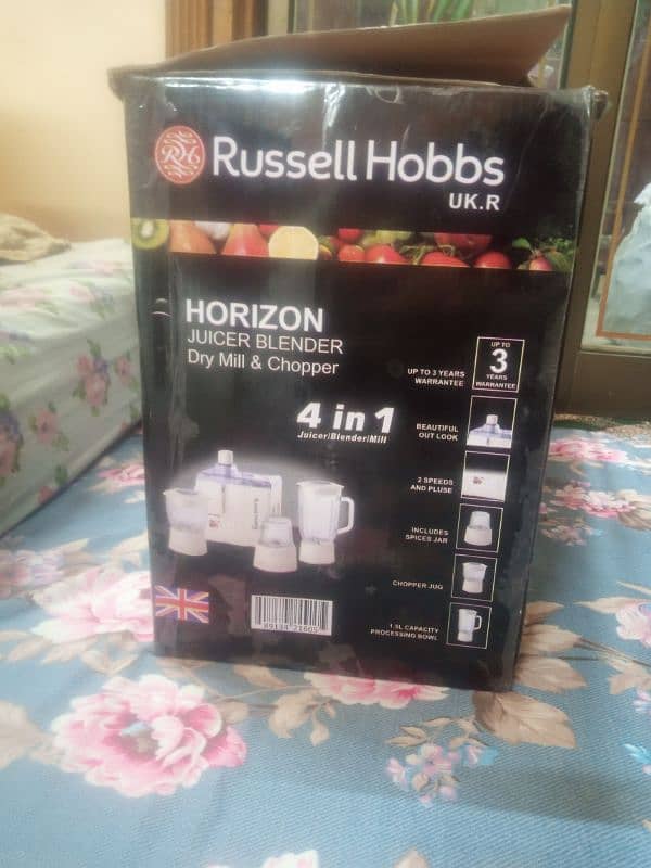 Rusells hobbs Juicer Blender dry milli and chopper 3