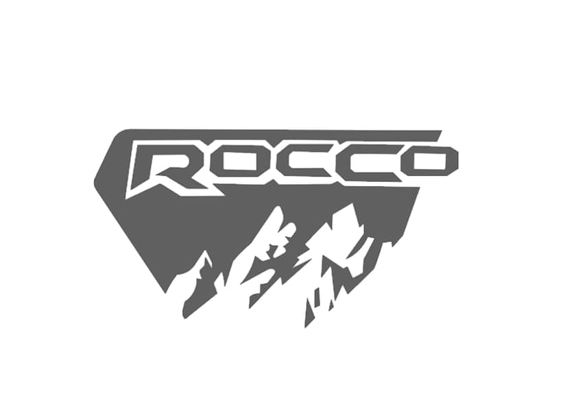 Grey Rocco Sticker for Black Revo | 20x15 Inch Premium Decal for Hilux 3