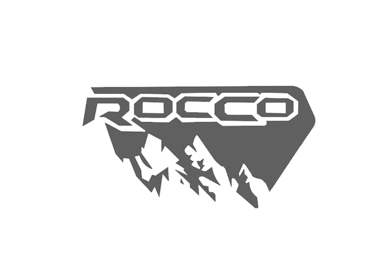 Grey Rocco Sticker for Black Revo | 20x15 Inch Premium Decal for Hilux 4