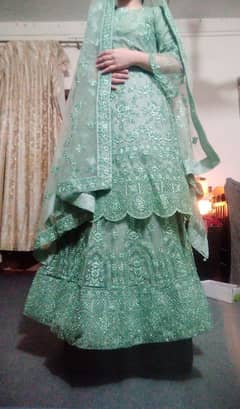 waleema bridal dress,lehnga, frock, shirt, churridar pajama, dupatta