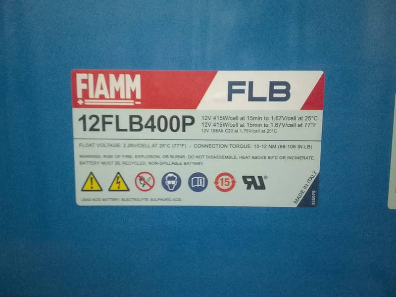 Fiamm Dry batteries 0