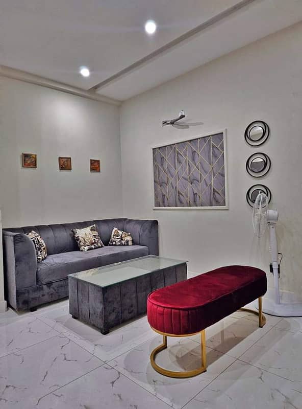 Furnished New Luxury Family 1 Bedroom Apartment For Rent In Sector C Bahria Town 2