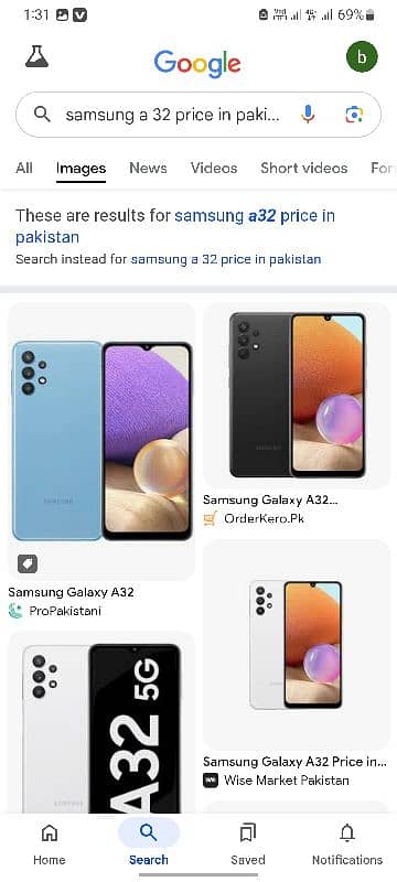 samsung a32 6 by 128 ma ha 10 by 10 ha saf ha phone only phone ha 1