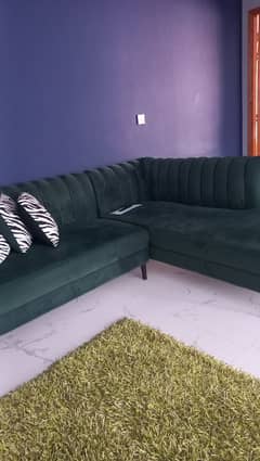 L-shaped sofa