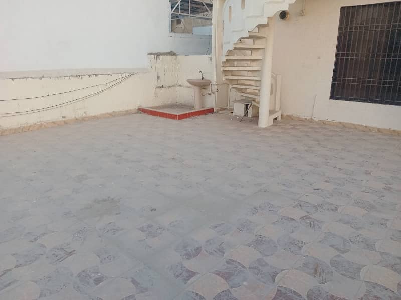 MAINTAIN PORTION ON 400SQURE YARDS 3BAD DD 2ND FLOOR WITH ROOF TERRACE 26